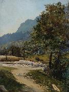 Wooded landscape Carl Schuch